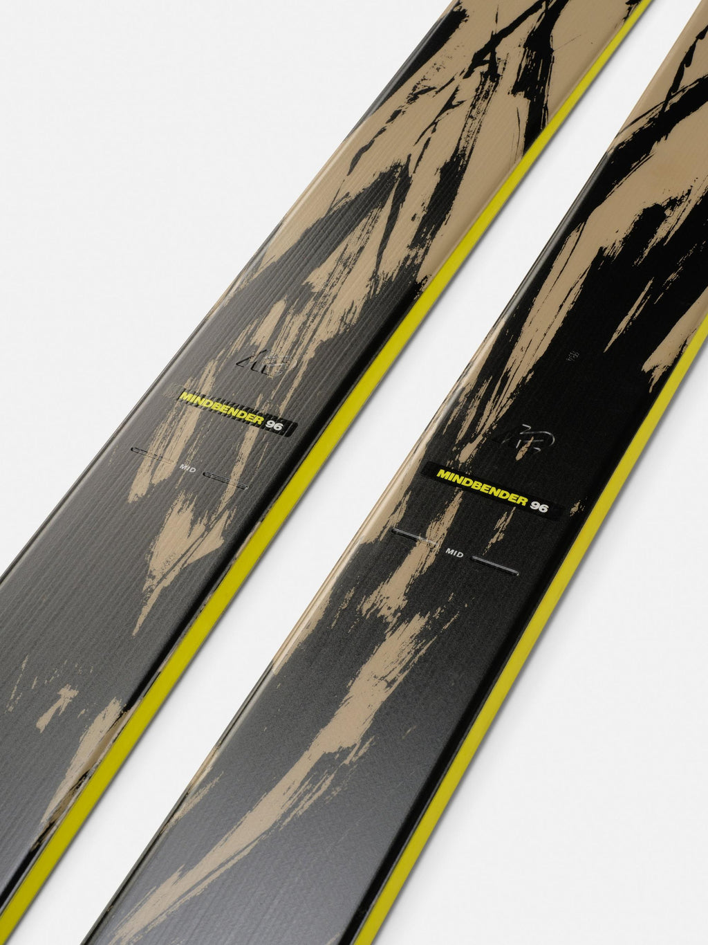 K2 Men's Mindbender 96 Skis 2027 - Tan/Black, detail view