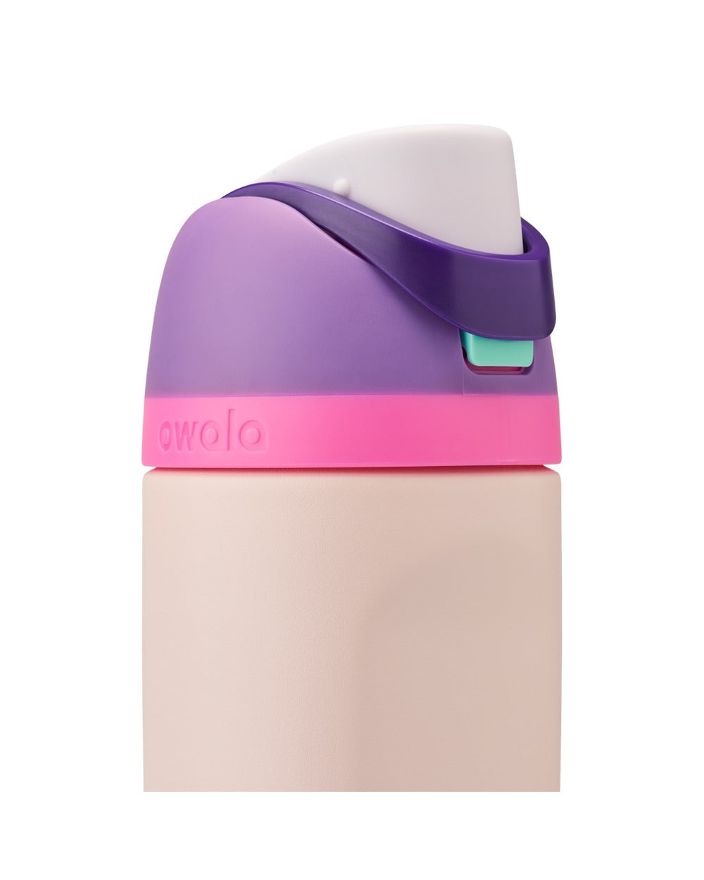 Owala Kids FreeSip® Water Bottle - 16oz - Bunny Business, lid closed detail