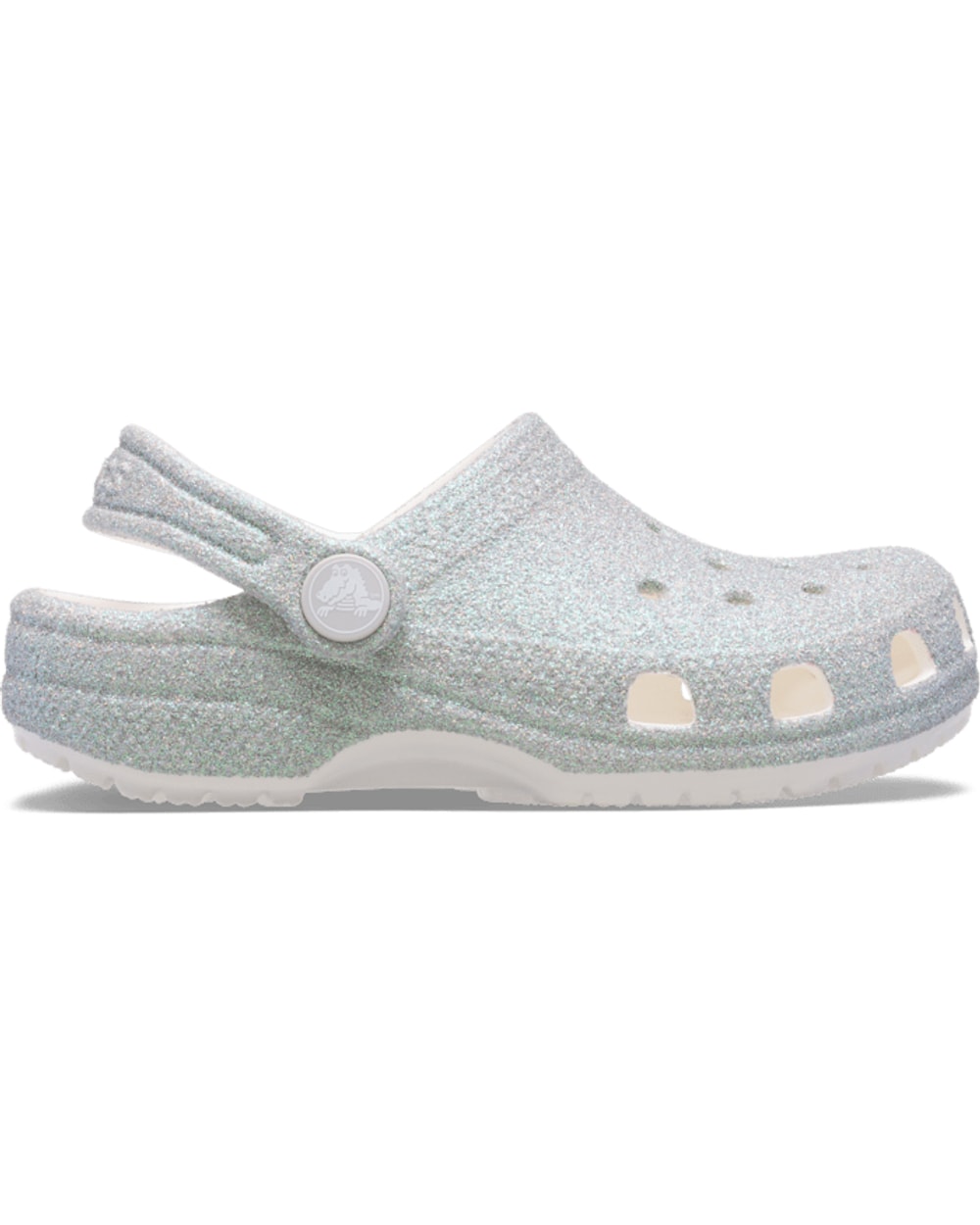 Crocs Kid's Classic Iridescent Glitter Clogs