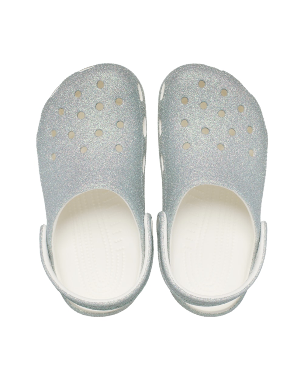 Crocs Kid's Classic Iridescent Glitter Clogs