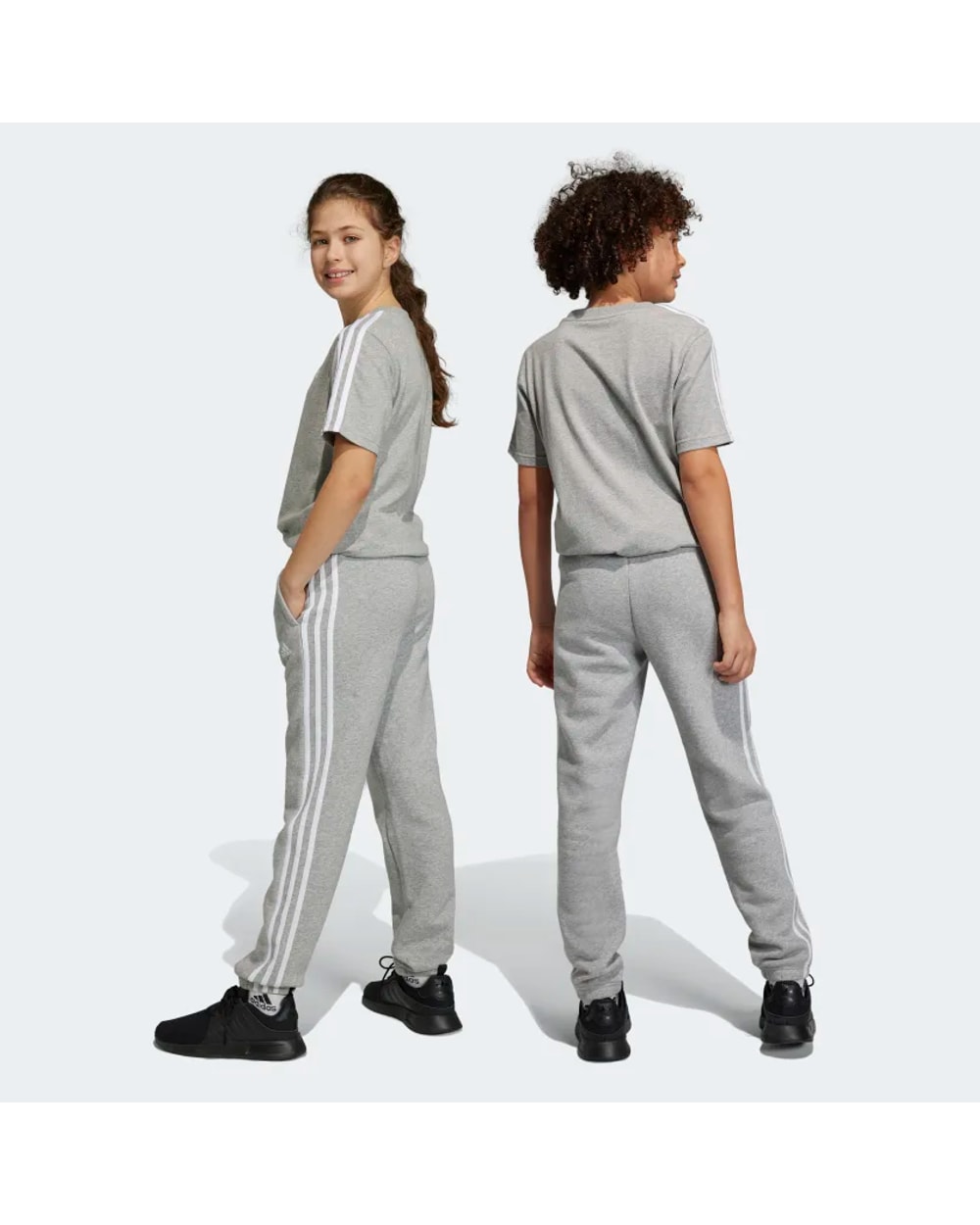 Kid's Essentials 3-Stripes Fleece Pants