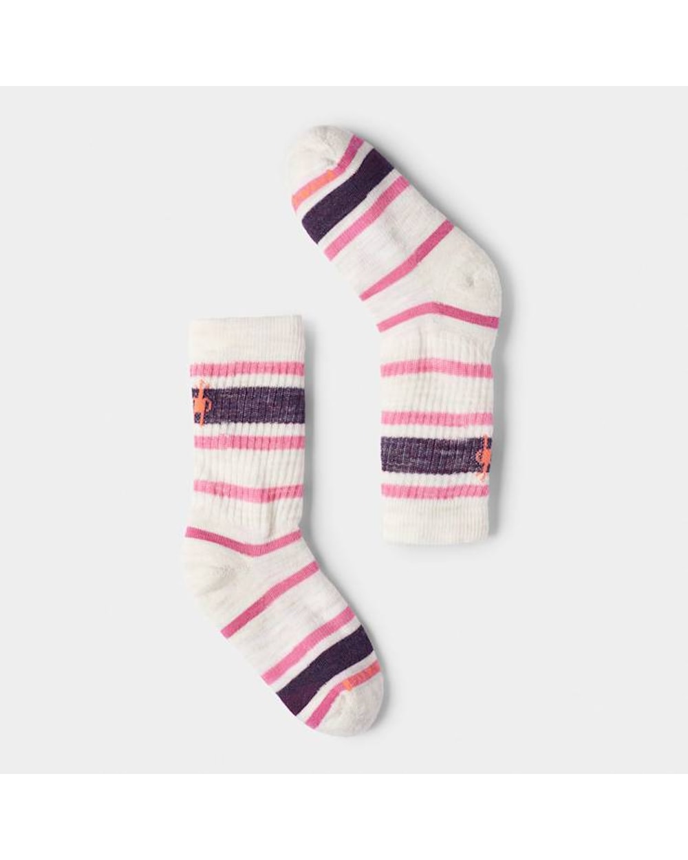 Smartwool Kids' Hike Light Cushion Striped Crew Socks