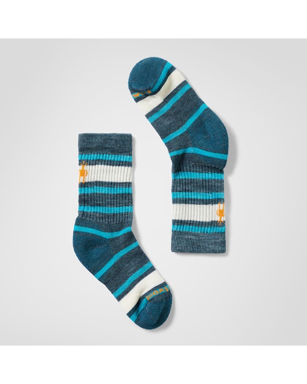 Smartwool Kids' Hike Light Cushion Striped Crew Socks