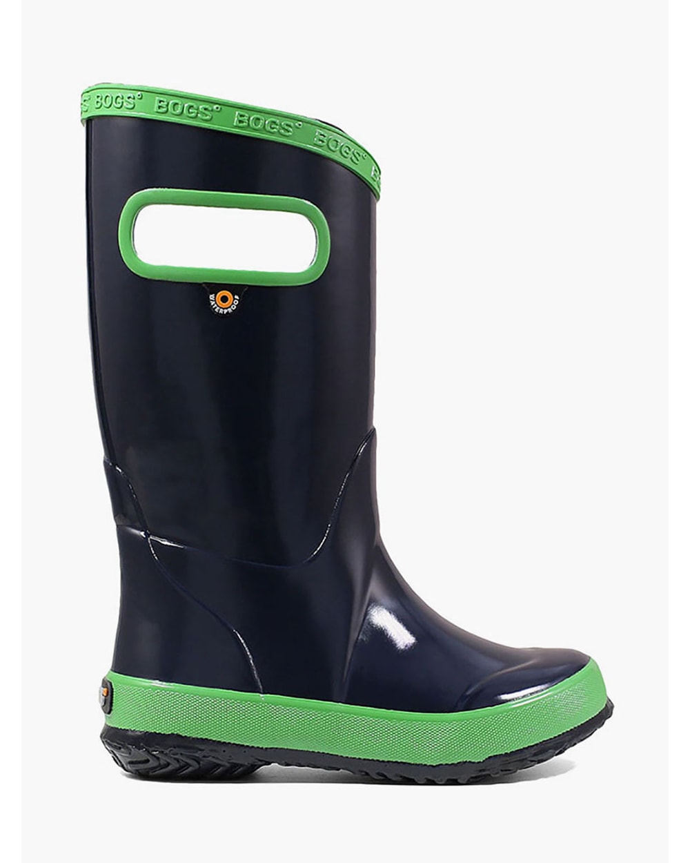 Kids Rainboot - Navy/Green