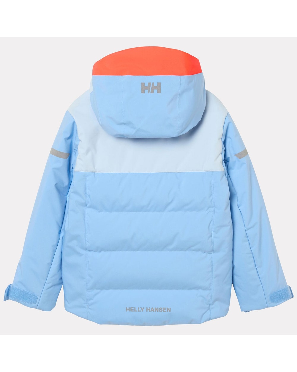 Helly Hansen Kids' Vertical Insulated Ski Jacket, Bright Blue, back
