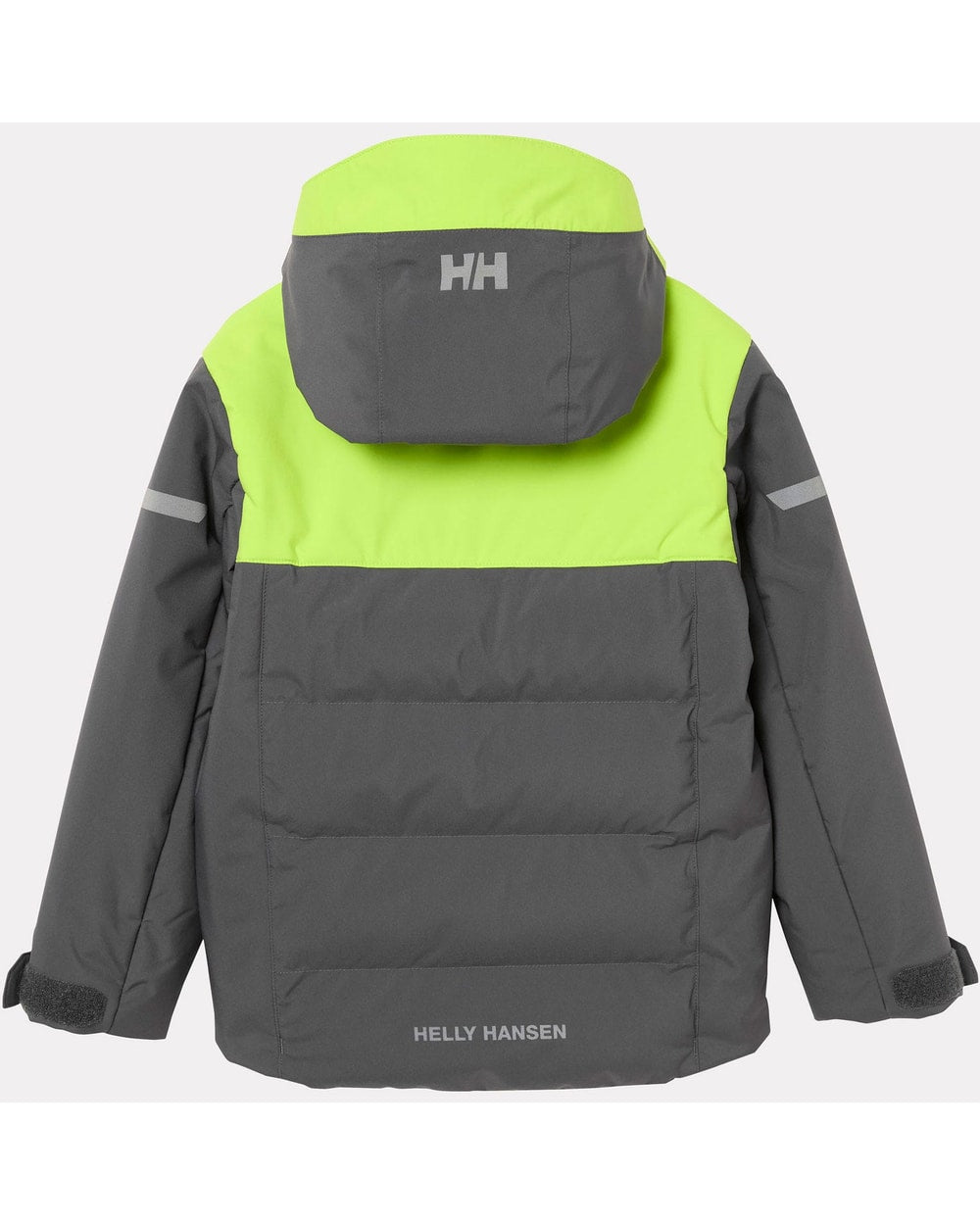 Helly Hansen Kids' Vertical Insulated Ski Jacket, Thunder Grey, back