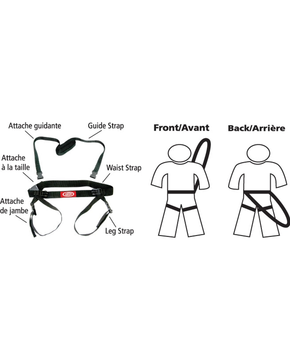 Kids Waist Ski Harness