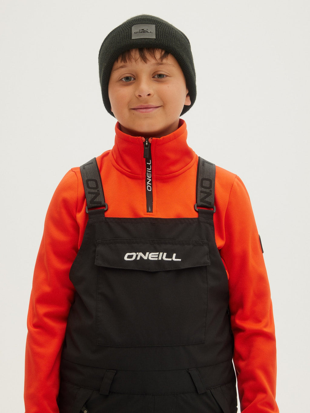 O'Neill Youth Bib Snow Pants - Black - front