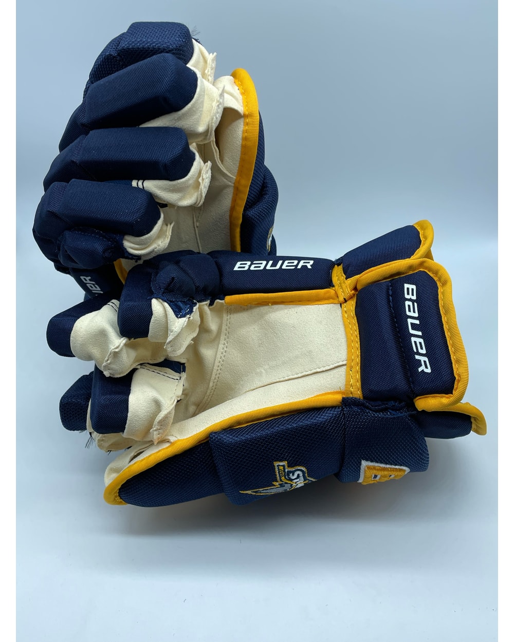Bauer Junior Custom Team Vapor Pro Gloves- Grande Prairie Storm