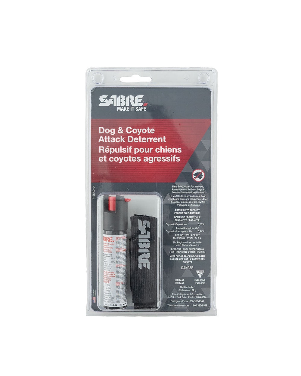 Kodiak Sabre Dog Attack Deterrent - 22g with Hand Strap