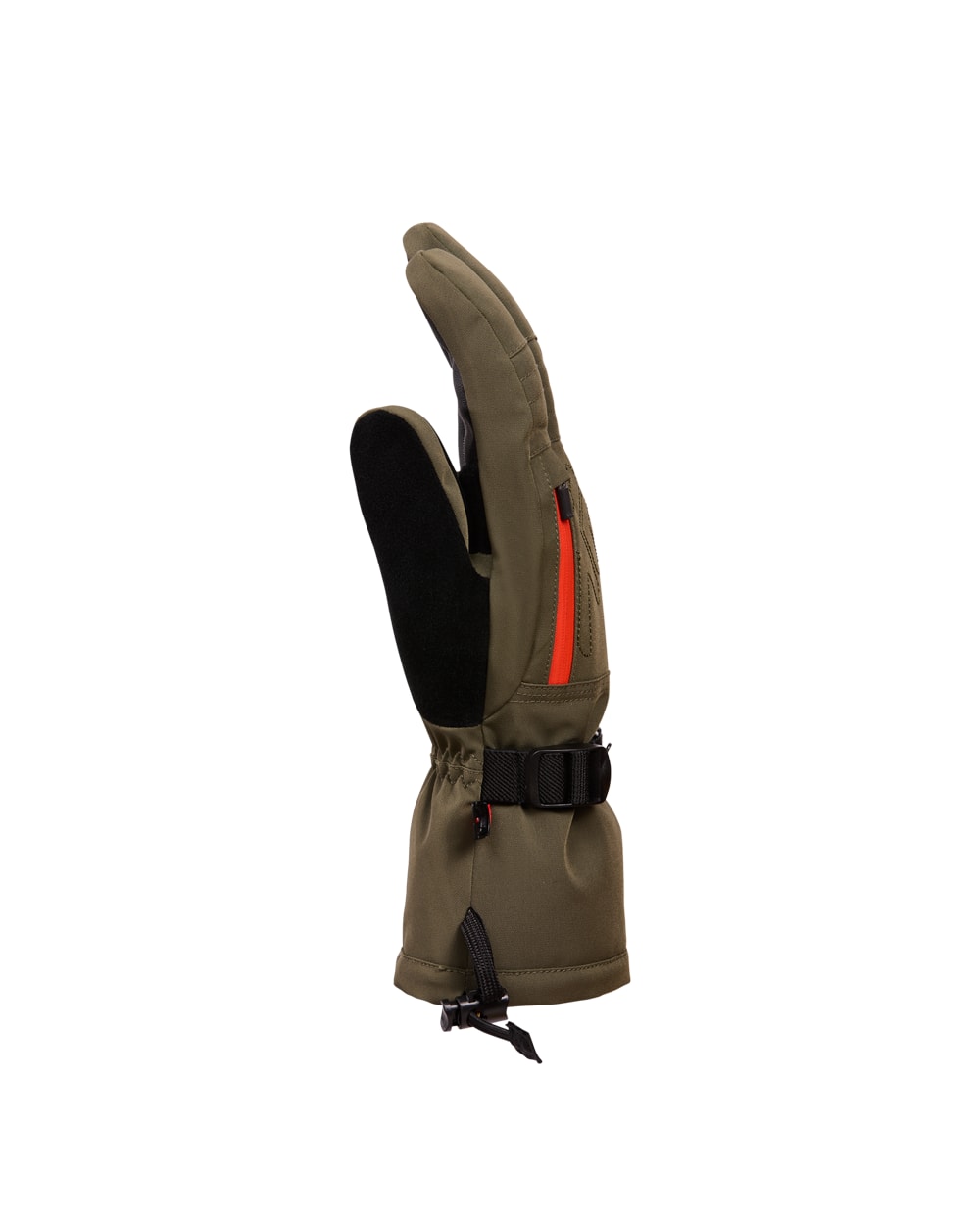 Kombi Trek Gloves - Fern with Kombi Red back
