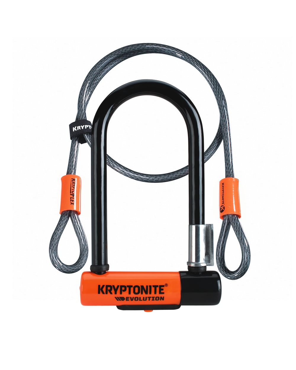 Kryptonite Evolution Mini-7 U-Lock with 4' Flex Cable