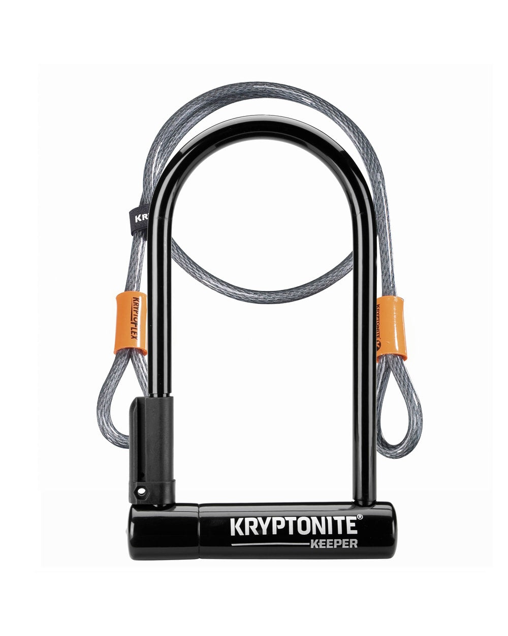 Kryptonite Keeper 12 Standard U-Lock with 4' Flex Cable