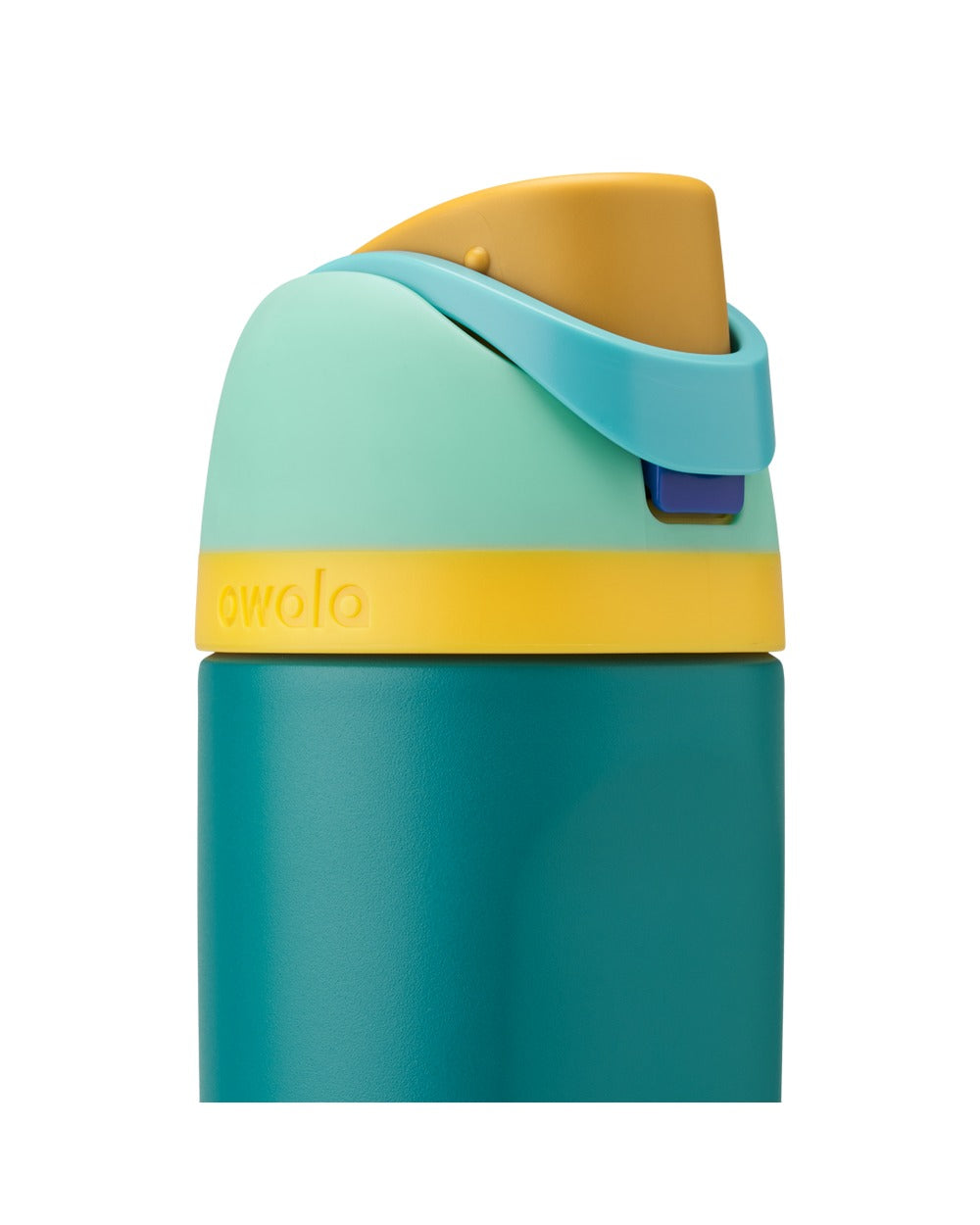 Owala Kids FreeSip® Water Bottle - 16oz - Splishy Splashy, lid closed detail