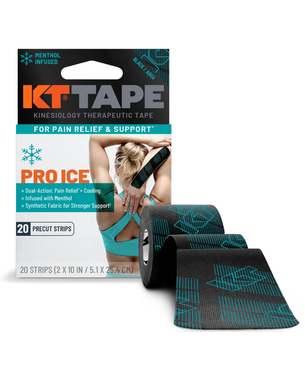 KT Tape Pro Ice 20 Precut Strips