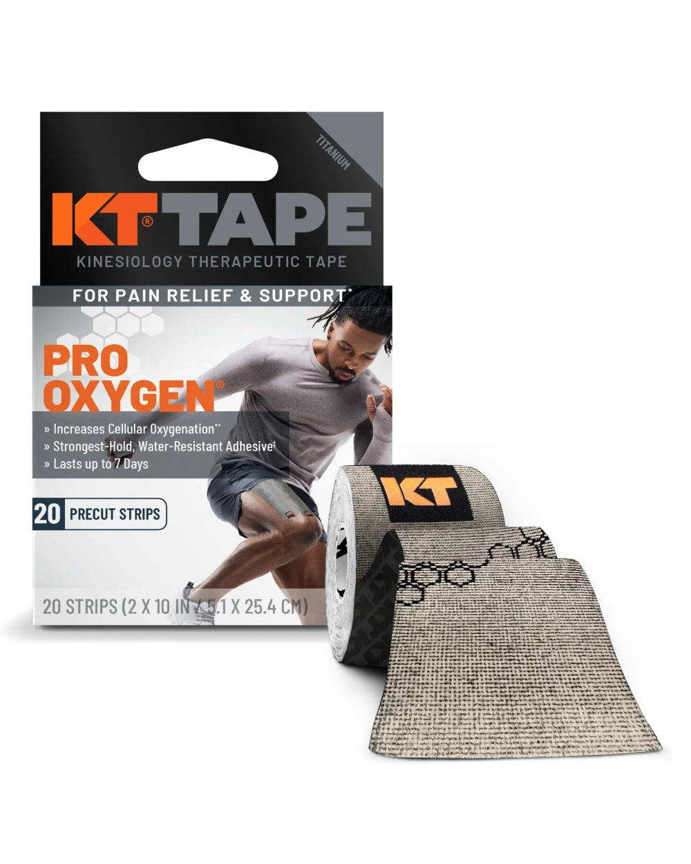 KT Tape Pro Oxygen 20 Precut Strips
