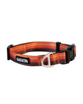 Kuma Backtrack Dog Collar - ORANGE/BROWN