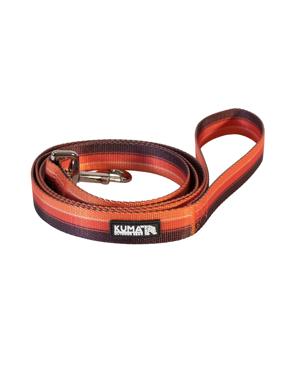 Kuma Backtrack Dog Leash - ORANGE/BROWN