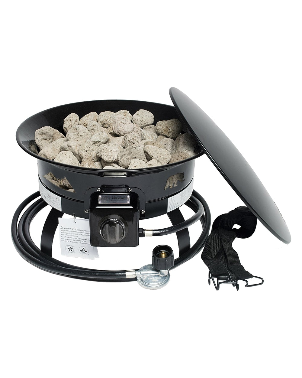 Kuma Bear Blaze Fire Bowl - 19"