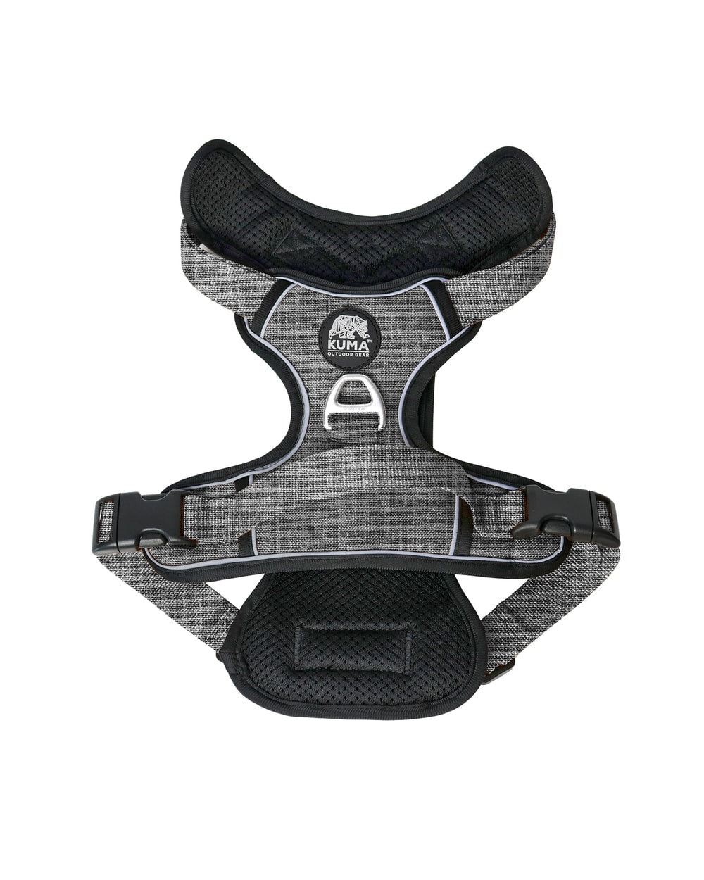 Kuma Lazy Bear Dog Harness - HEATHER GREY