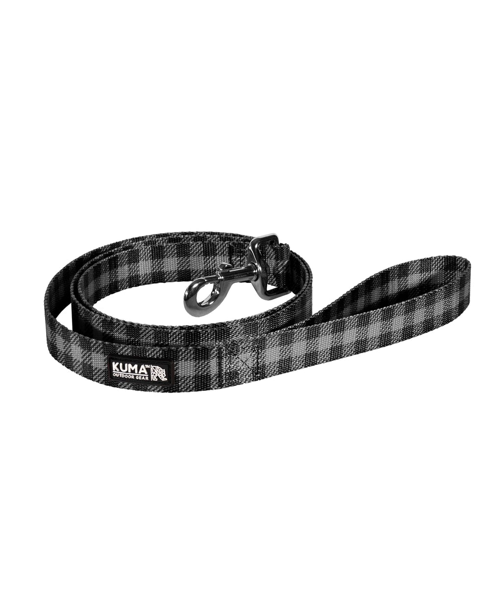 Kuma Lazy Bear Dog Leash - GREY/BLACK