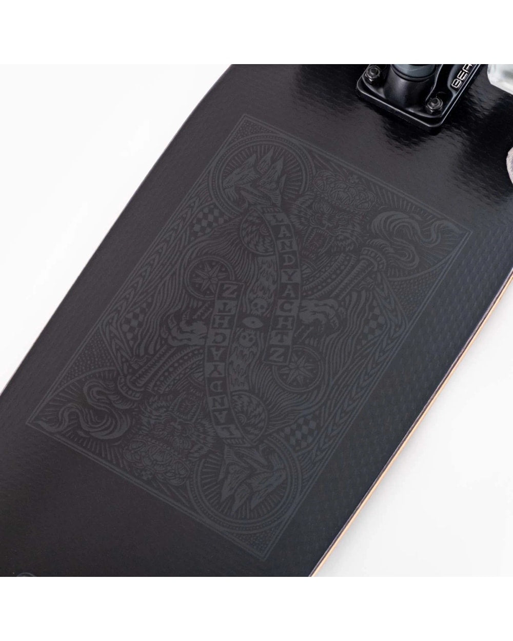 Landyachtz Dinghy Coffin - Stealth Card Longboard