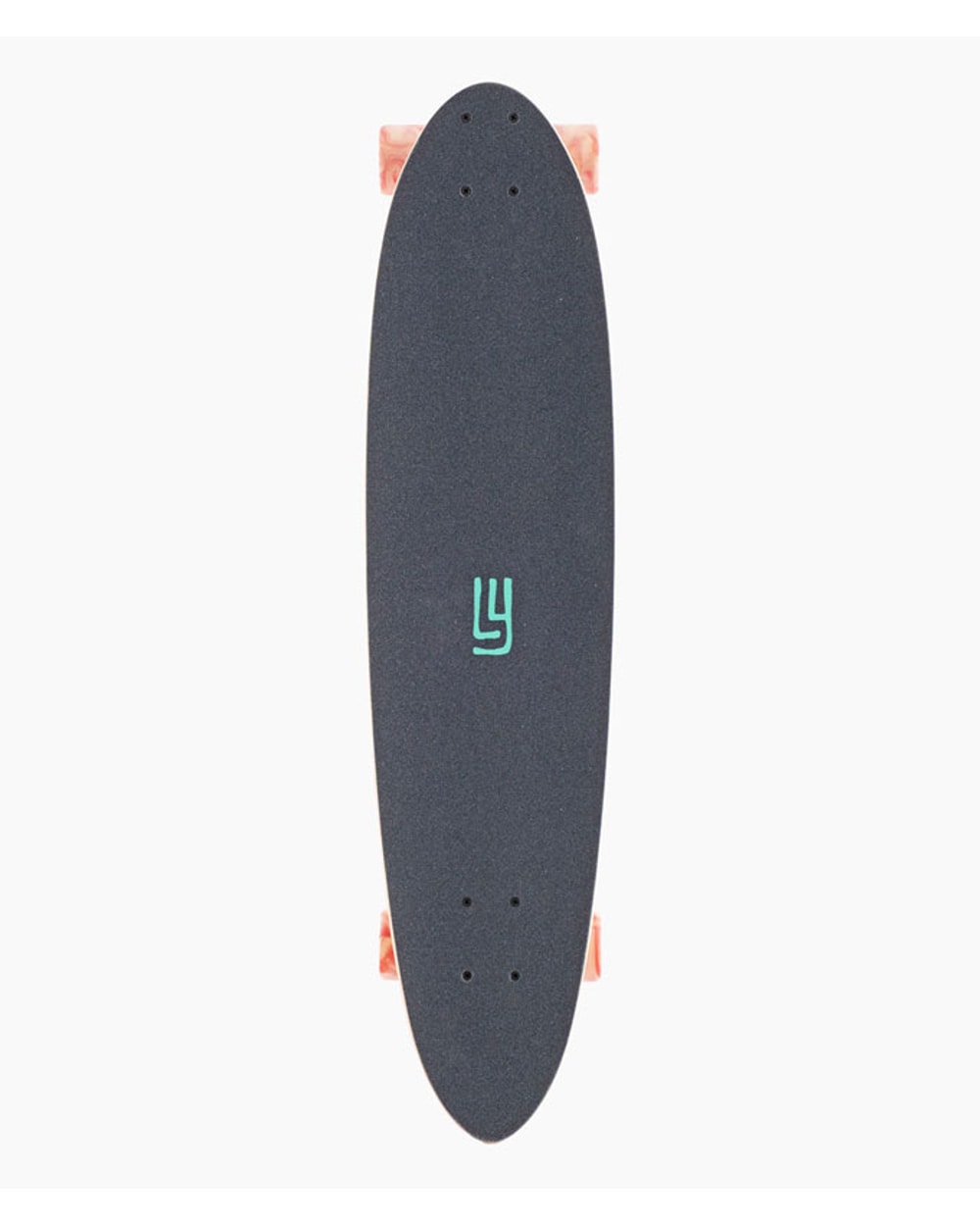Landyachtz Dipper Pink Escape Longboard - griptape top