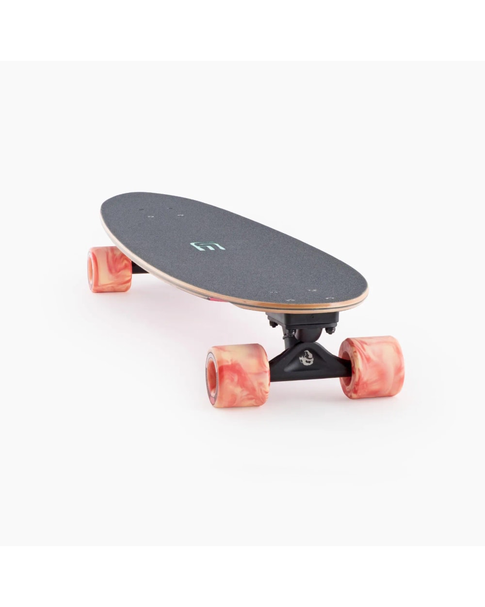Landyachtz Dipper Pink Escape Longboard - three-quarter view