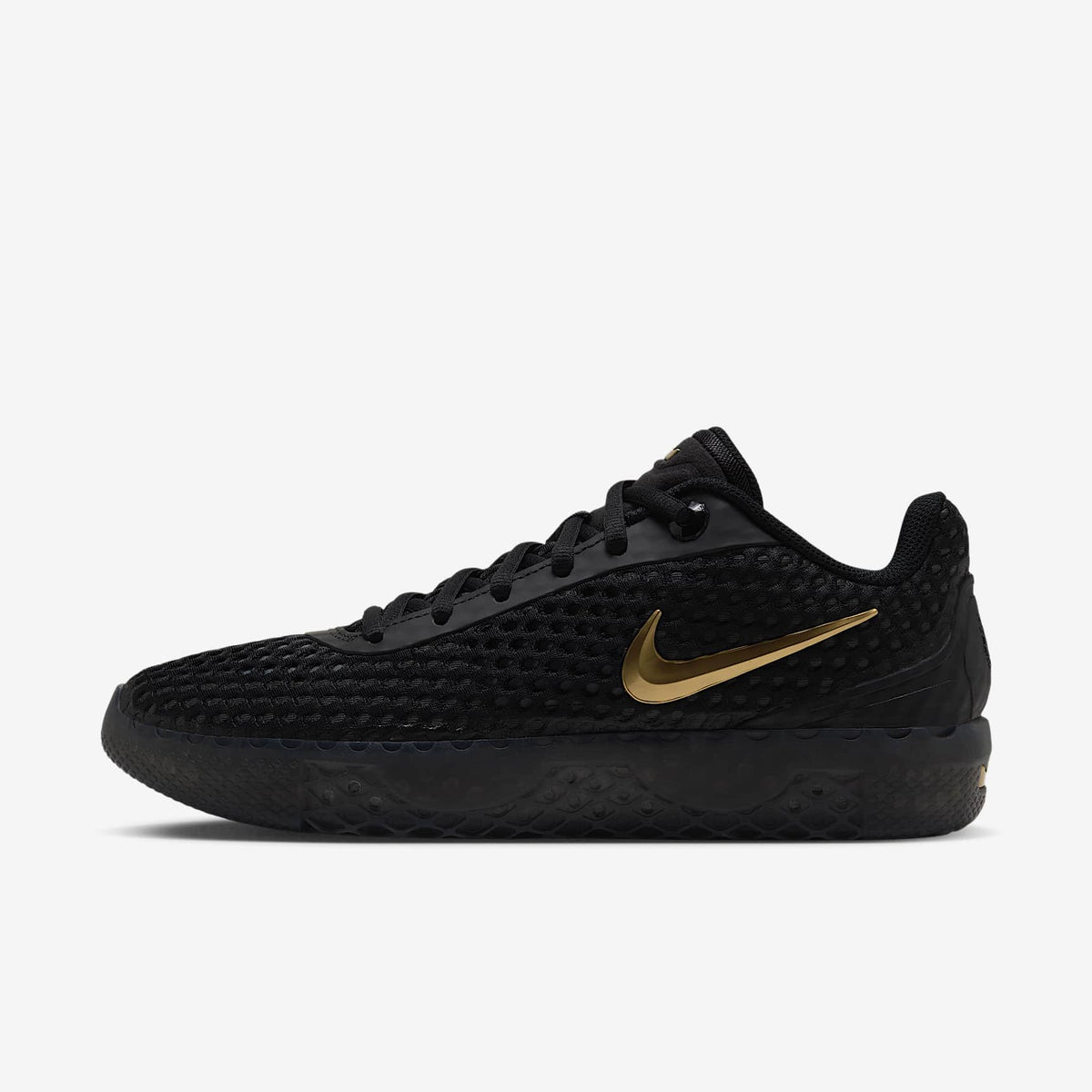 Nike Men's LeBron Witness 10 Basketball Shoes - Black, side