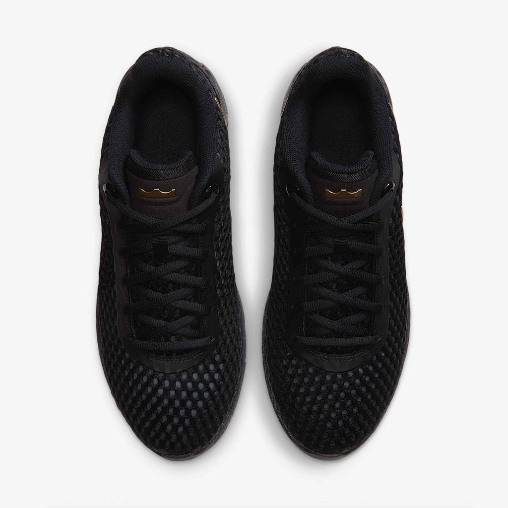 Nike Men's LeBron Witness 10 Basketball Shoes - Black, top