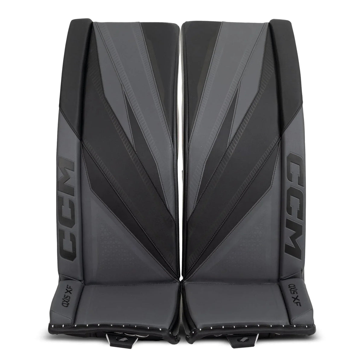 CCM Axis XF Senior Goalie Leg Pads - black/grey