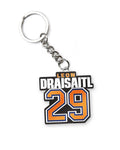 Mustang Leon Draisaitl Edmonton Oilers "29" Keychain