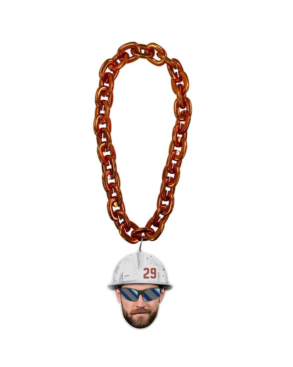 Fan Fave 3D Leon Draisaitl Oilers Face Chain