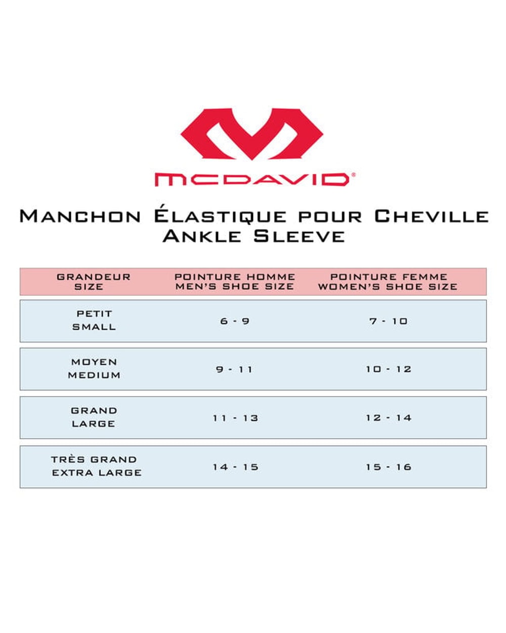 McDavid Level 1 Ankle Sleeve Elastic