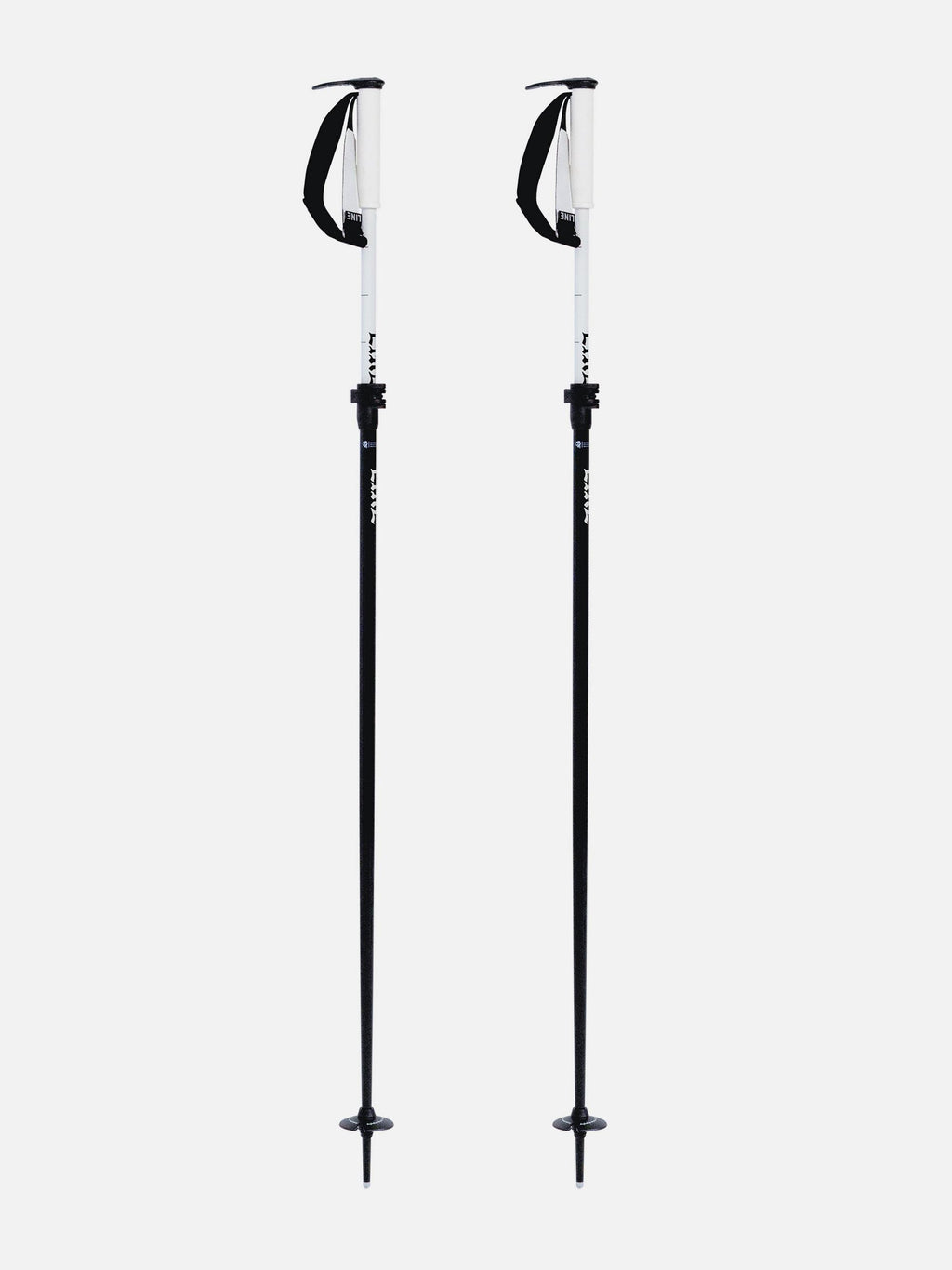 Line Paintbrush Adjustable Ski Poles 2027 Black - view 2