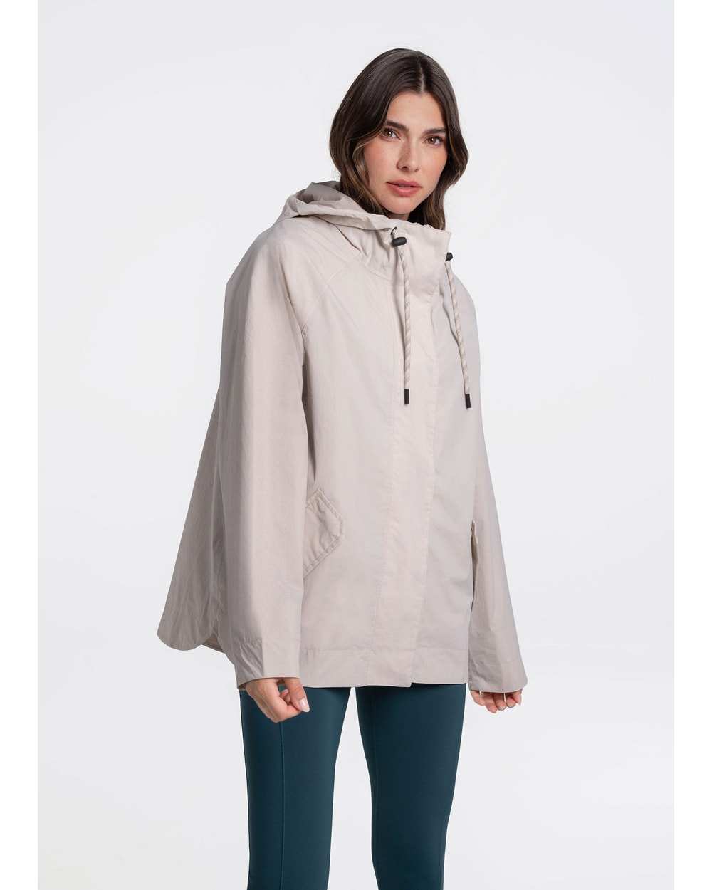 Lolë Lachine Rain Jacket - Abalone - Side