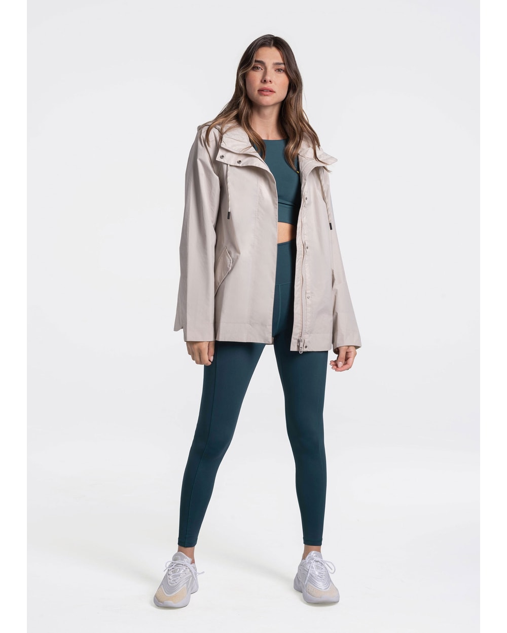 Lolë Lachine Rain Jacket - Abalone - Detail