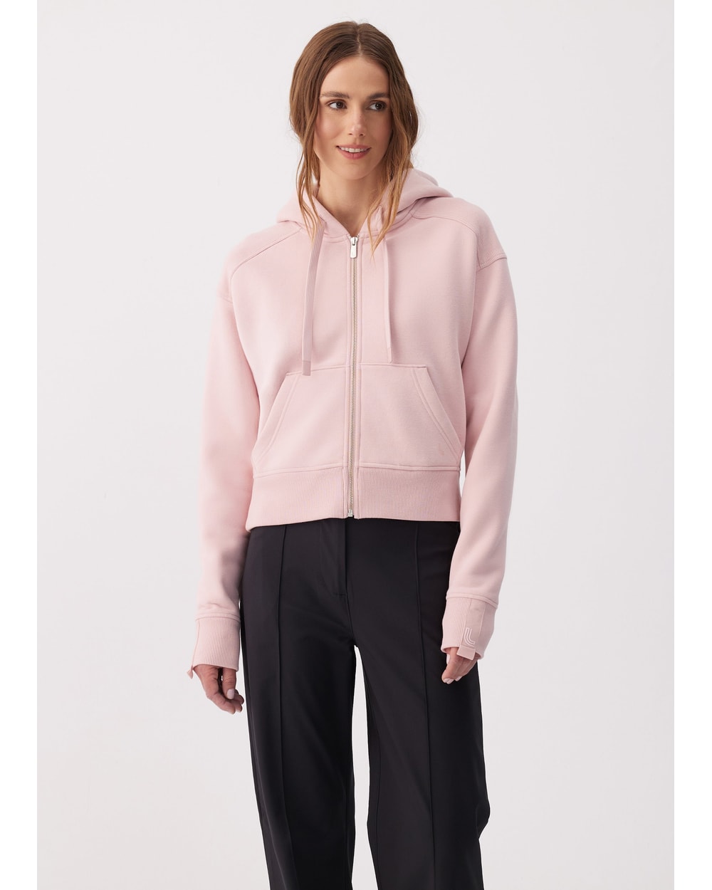 Lole Women's Icon Max Full Zip Hoodie - BALLERINA