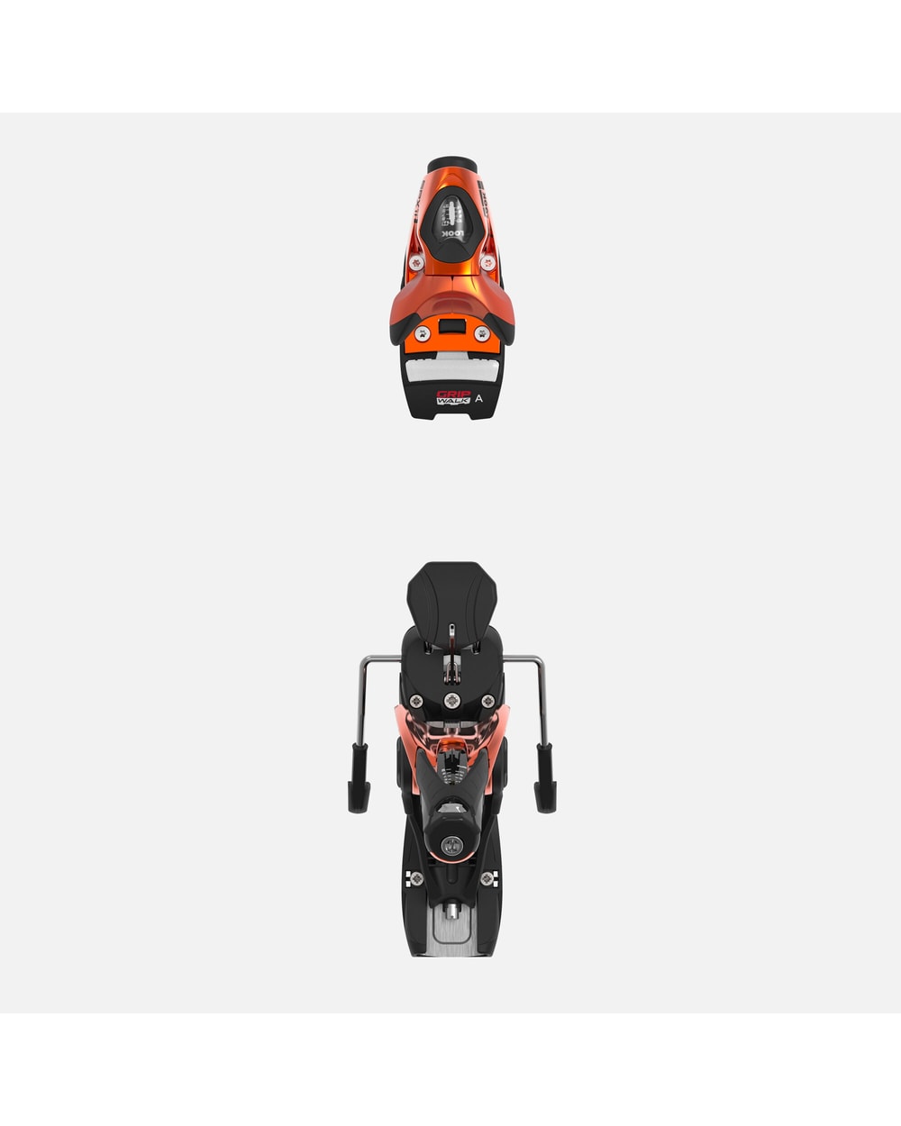 Look SPX 11 GripWalk B100 orange metal top view