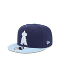 New Era Los Angeles Angels Navy/Light Blue Color Pack Two-Tone 9FIFTY Snapback Hat