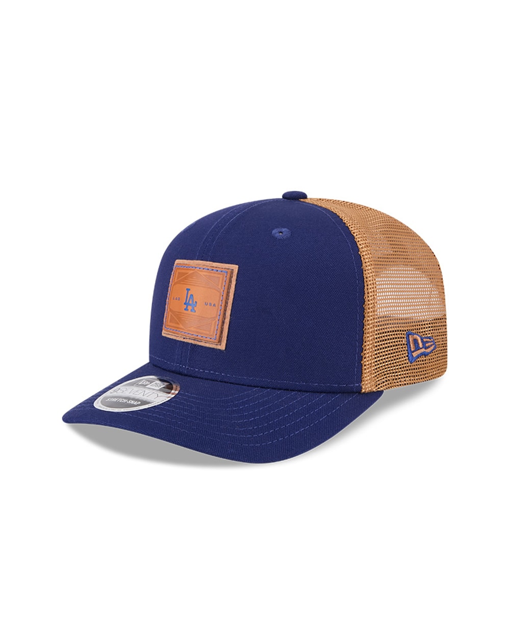Los Angeles Dodgers Debossed 9SEVENTY Stretch-Snap Trucker Hat