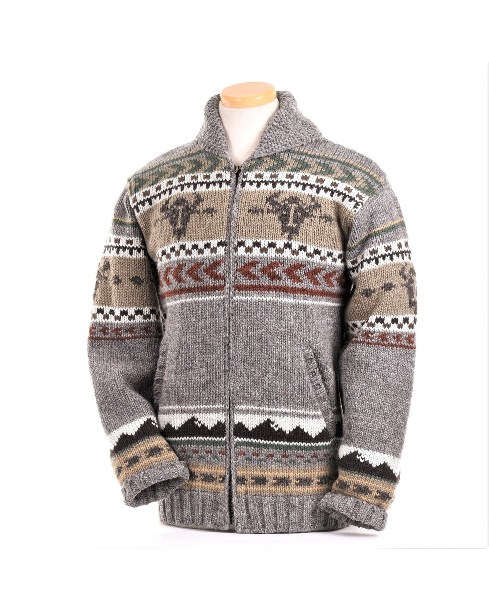 Lost Horizons Men's Yellowstone Sweater - MEDIUM NATURAL
