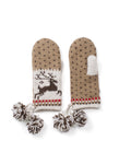 Lost Horizons Women's Yuletide Mittens - FAWN