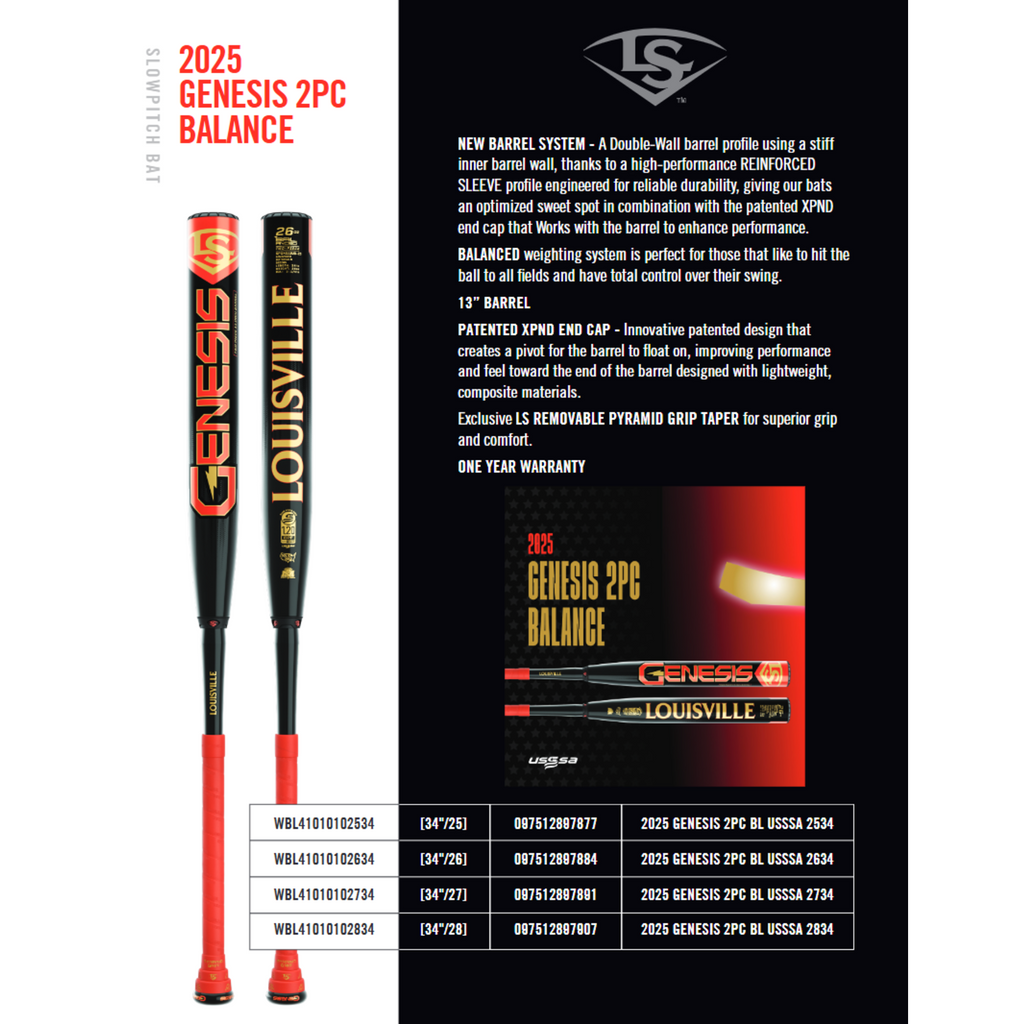 2025 Genesis 2PC BL USSSA JJ
