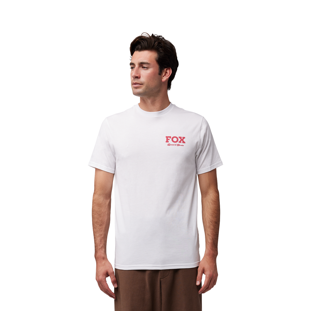 Fox Speed & Service Premium Tee - Optic White - Detail