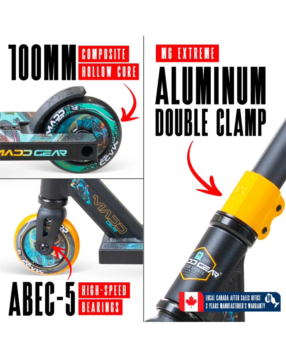 Madd Gear MG2 Obsidian Pro Stunt Scooter - DJ Rilla