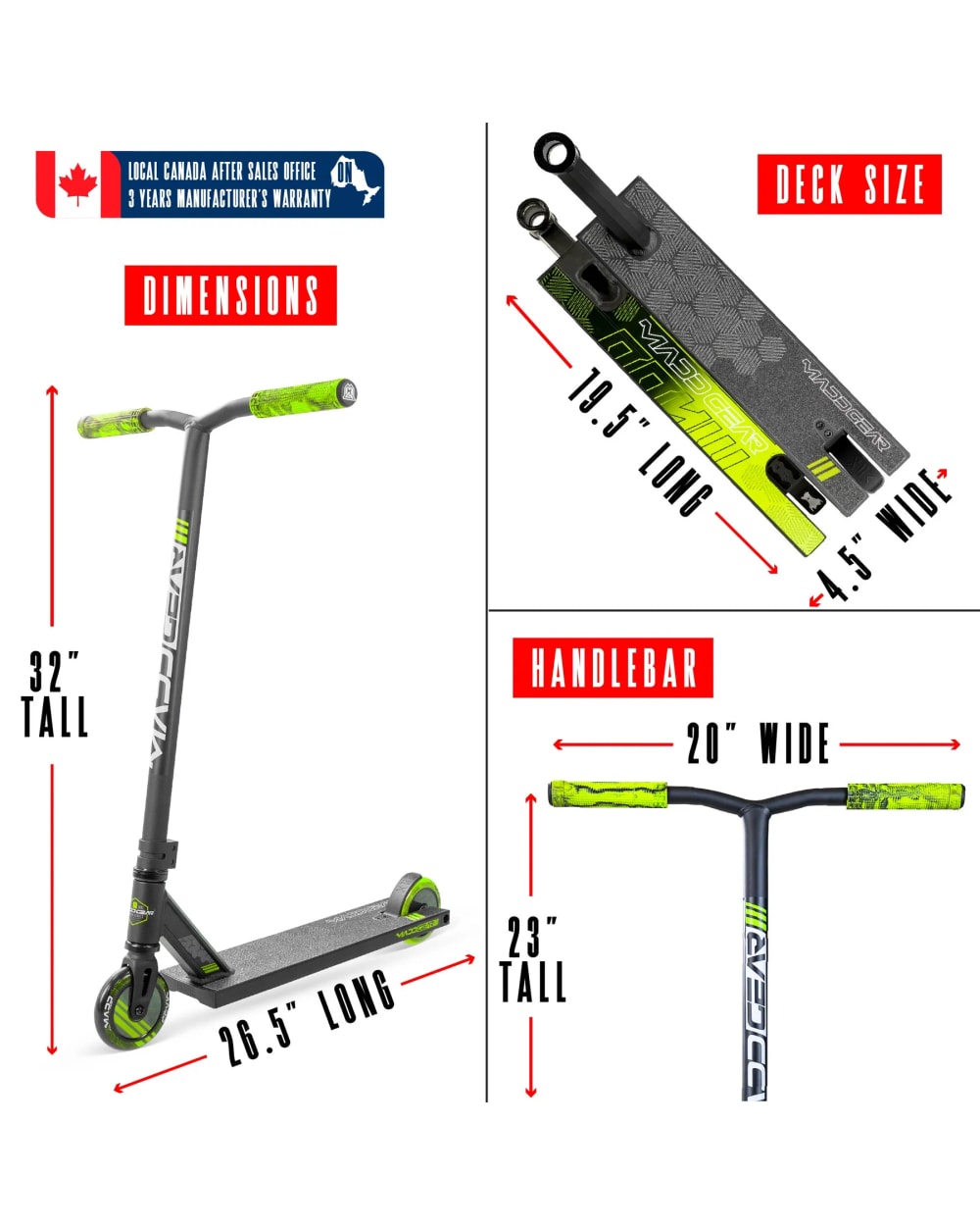 Madd Gear MG3 Zen Pro Stunt Scooter