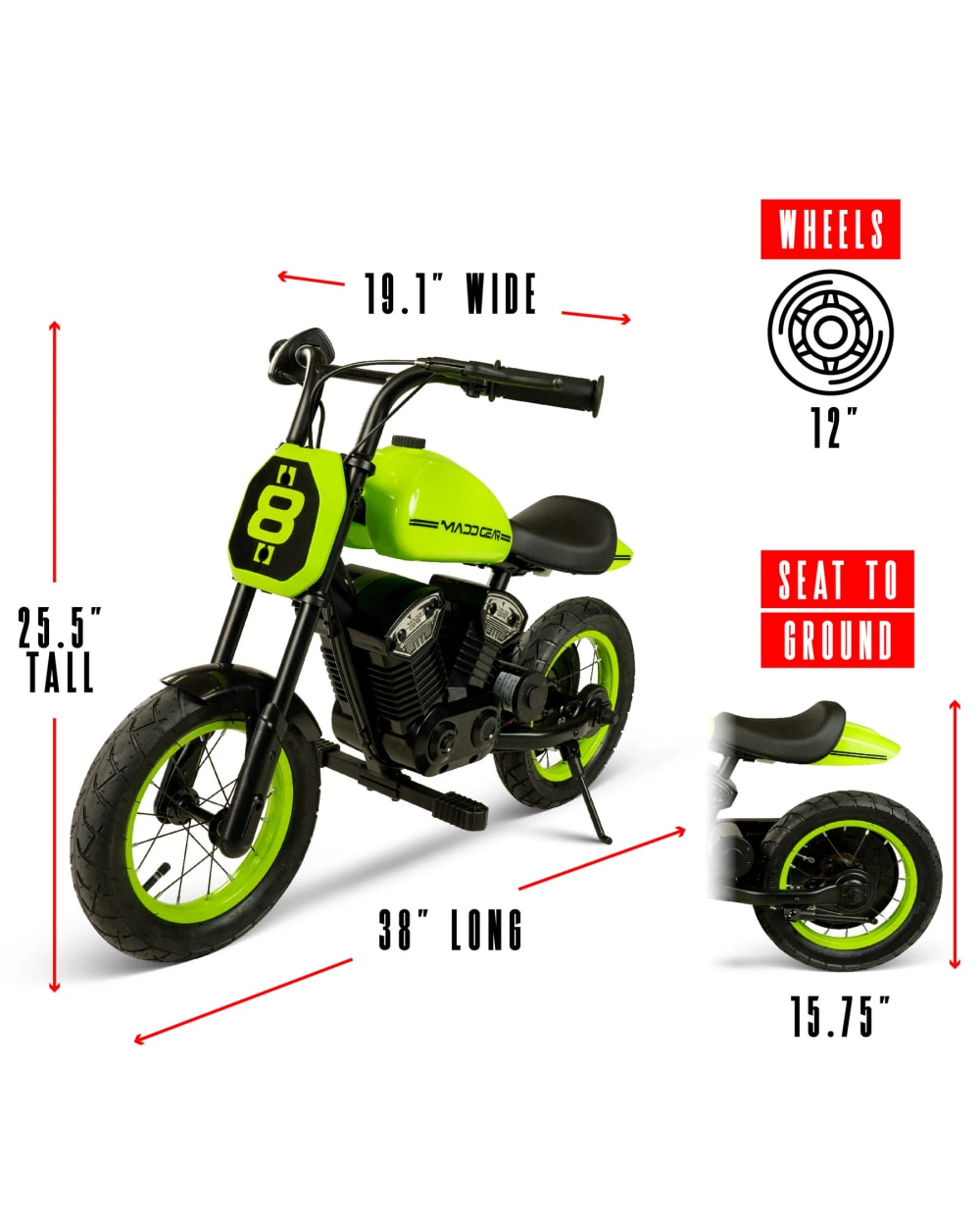 Madd Gear My 1st Mini Electric Motorcycle