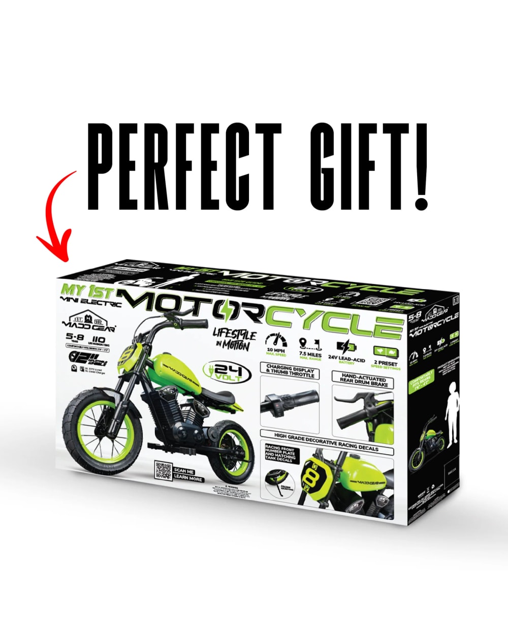 Madd Gear My 1st Mini Electric Motorcycle
