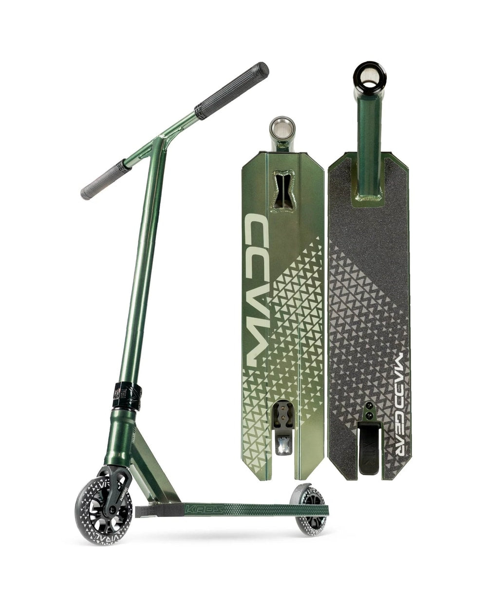Madd Gear Viral Kaos Pro Stunt Scooter - FOREST, front view